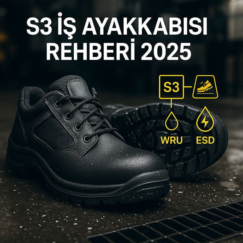 S3 İş Ayakkabısı Nedir? Özellikleri, Sınıfları, SRC Kaymazlık ve Doğru Seçim Rehberi