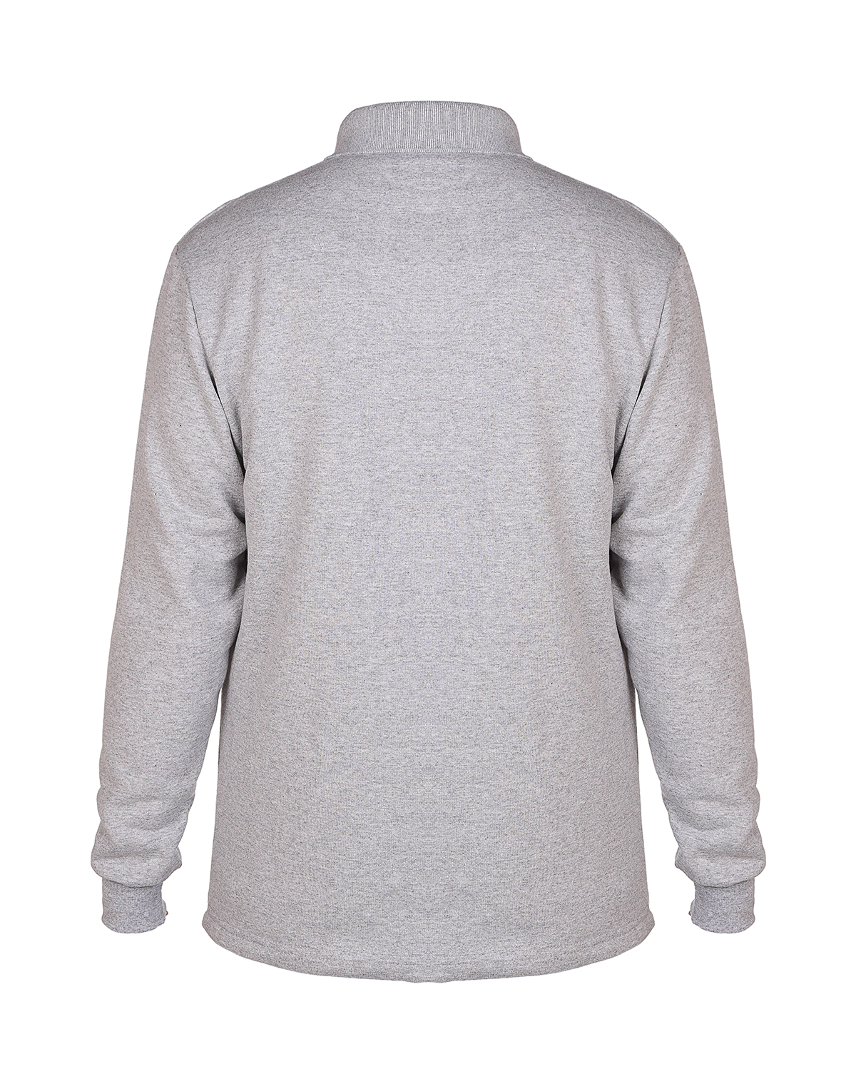 SWEATSHİRT POLO YAKA GRİ 2 İPLİK BRK [01B13001]