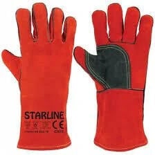 Starline E-170418C-KR Kırmızı Kaynak Eldiveni No:10 12 Çift Paket