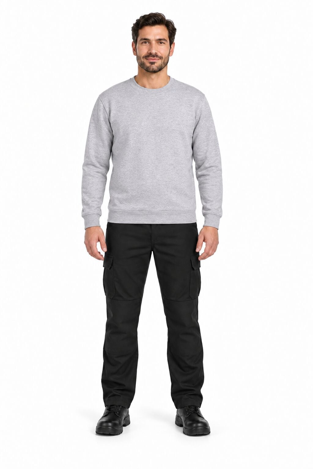 Coverpro WorkCore Gri Erkek İş Sweatshirtü