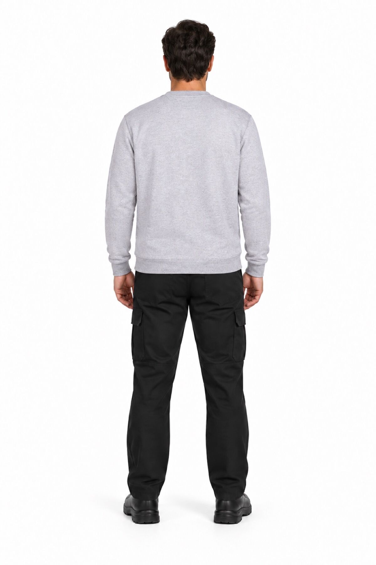 Coverpro WorkCore Pro Gri Cepli Erkek İş Sweatshirtü XL