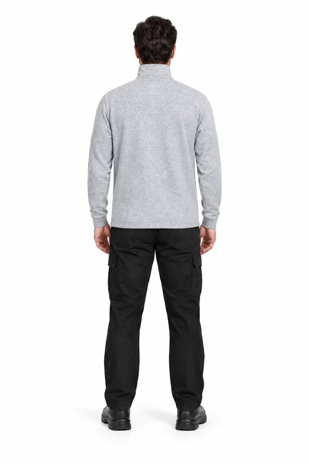 Coverpro WorkCore ZipPro Gri Cepli Erkek İş Sweatshirtü