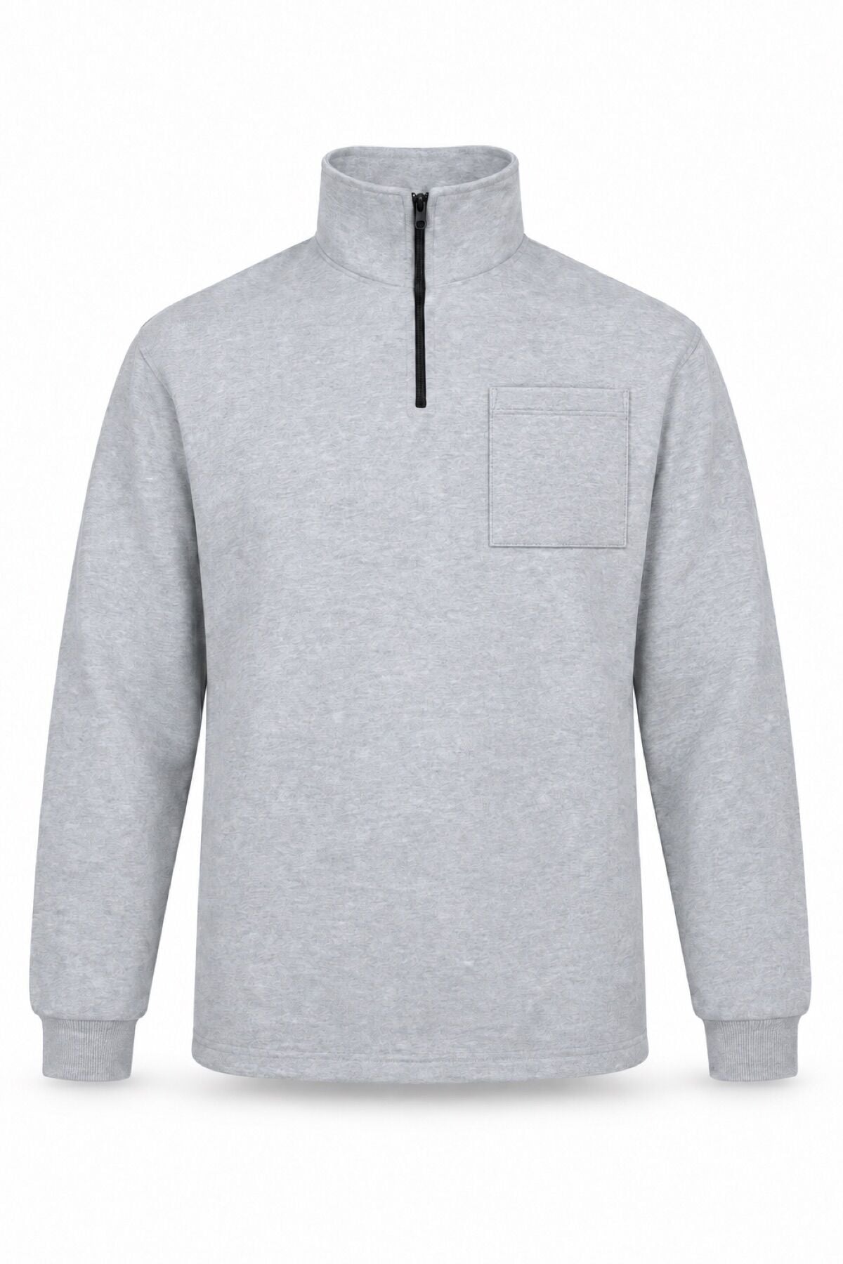 Coverpro WorkCore ZipPro Gri Cepli Erkek İş Sweatshirtü