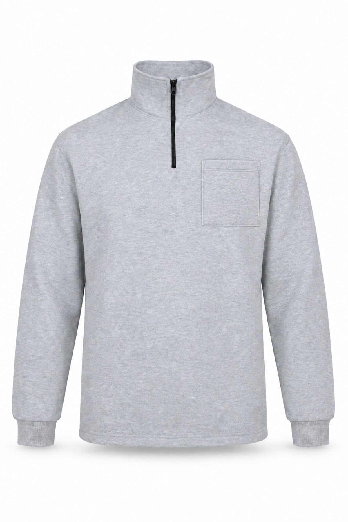 Coverpro WorkCore ZipPro Gri Cepli Erkek İş Sweatshirtü 4XL