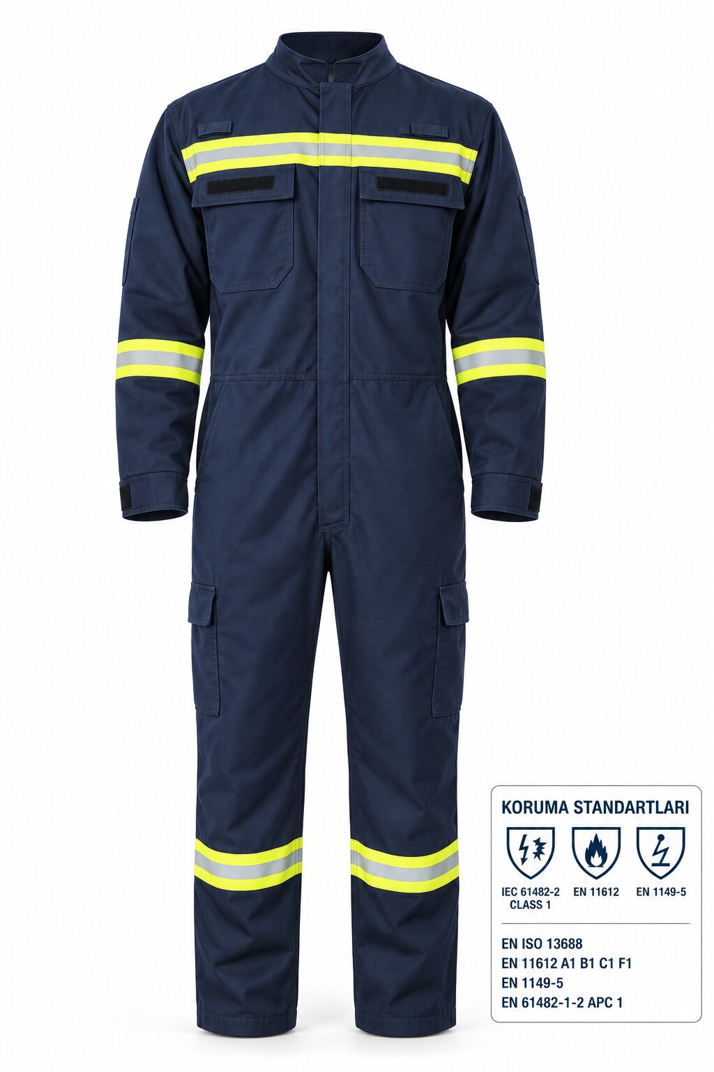 ProArc Alev Almaz Tulum Sarı Reflektif 3XL