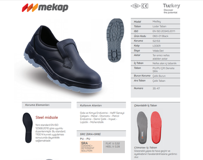 Mekap 060 S2 Kaynakçı Çelik Burunlu - 2