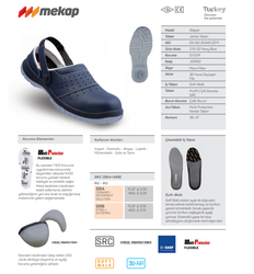 Mekap Slipper 210-02 S1 Lacivert - Thumbnail