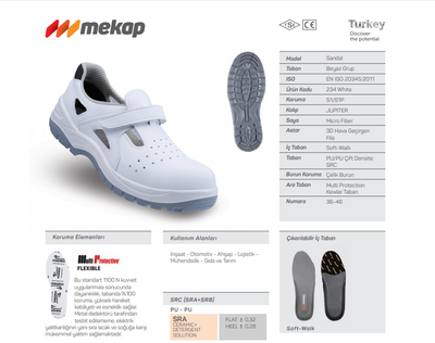 Mekap Sandal 234 S1 Beyaz - 2