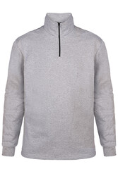 Sweatshirt Fermuarlı Yaka - 1