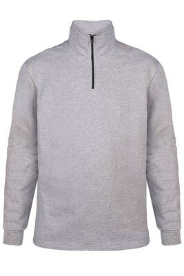 Sweatshirt Fermuarlı Yaka - 1